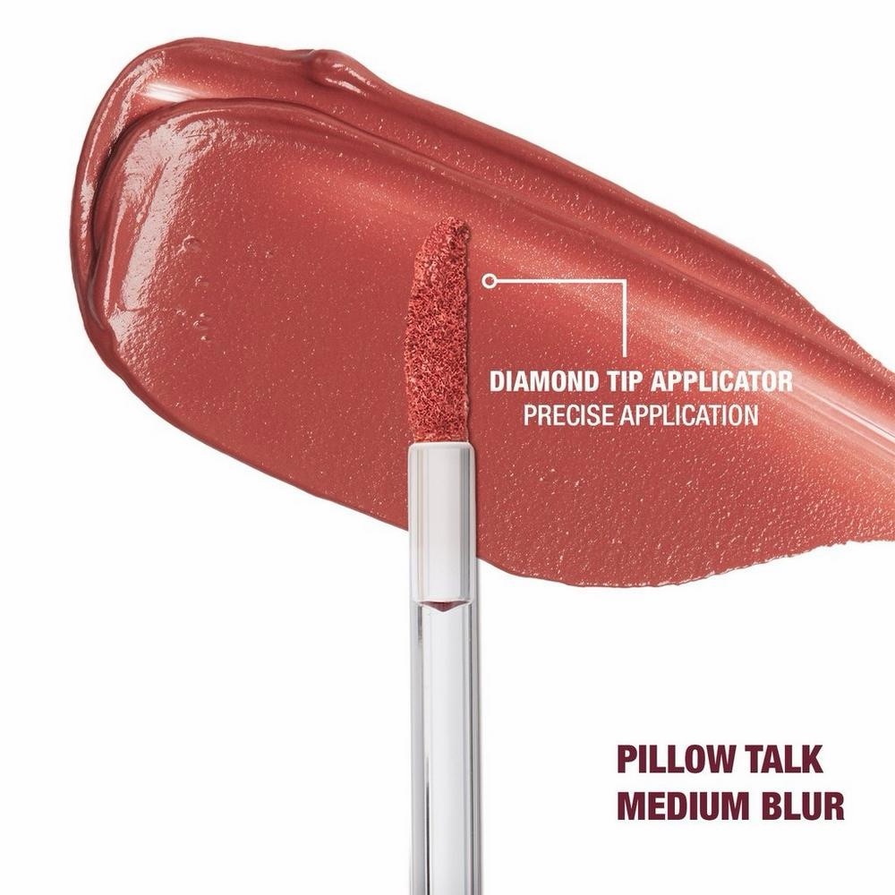 Charlotte Tilbury Airbrush LipBlur Matte Liquid Lipstick/PILLOW TALK MEDIUM NIB! - Picture 5 of 13